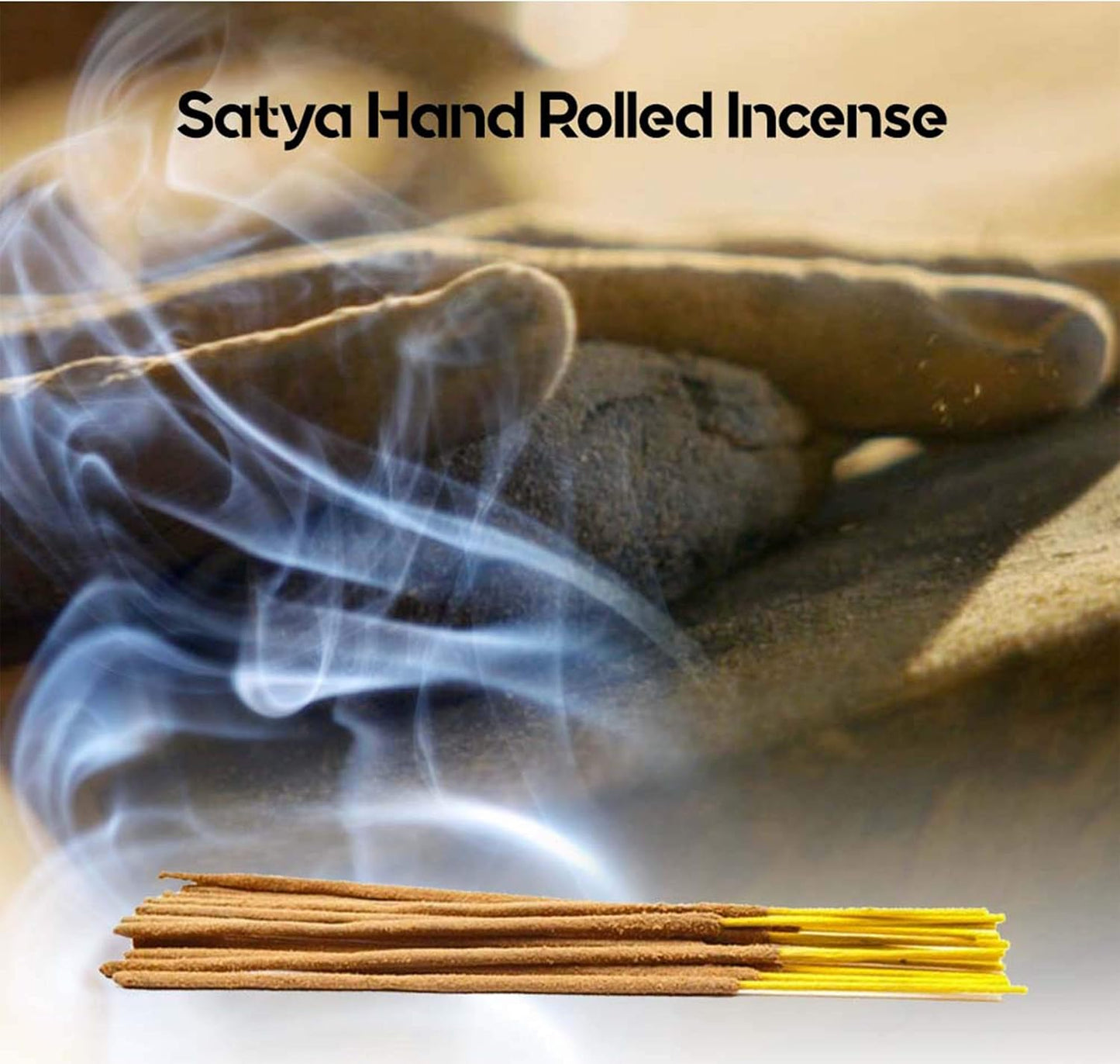 Pack of 7 Satya Incense Gift Set Nag Champa, Super hit, Dragon's Blood, Sandalwood, Patchouli, Lavender, Positive Vibes, 15g Each