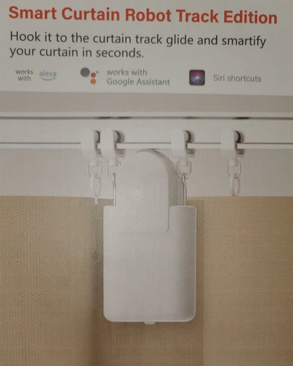 Smart Home Automated Curtain Opener Robot TUYA Bluetooth with Remote Control, Timer Switch, Voice Control, Manual Control for I-Rail U-Rail Curtains