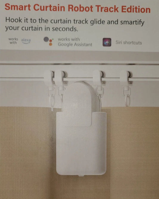 Smart Home Automated Curtain Opener Robot TUYA Bluetooth with Remote Control, Timer Switch, Voice Control, Manual Control for I-Rail U-Rail Curtains